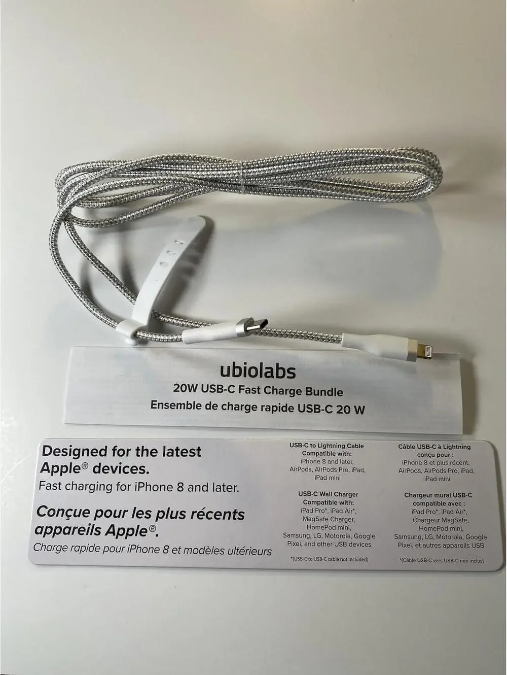 Ubiolabs USB-C Fast Charging Cable - 6Ft, Durable & Brand New!